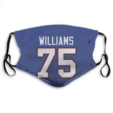 Daryl Williams Buffalo Bills Royal Blue Washable & Reusable Face Mask
