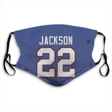 Fred Jackson Buffalo Bills Royal Blue Washable & Reusable Face Mask