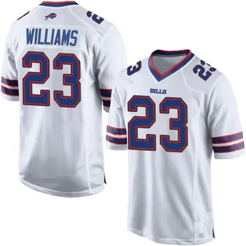 Men's Aaron Williams Buffalo Bills Game White Jersey