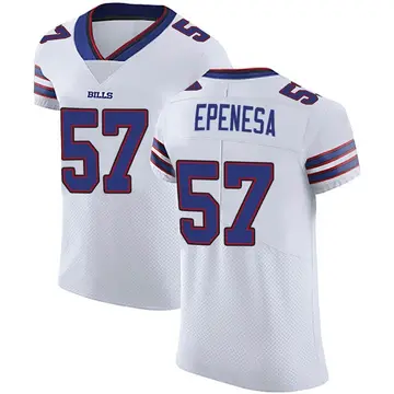 Men's AJ Epenesa Buffalo Bills Elite White Vapor Untouchable Jersey