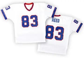 Men's Andre Reed Buffalo Bills Authentic White Mitchell And Ness Throwback Jersey