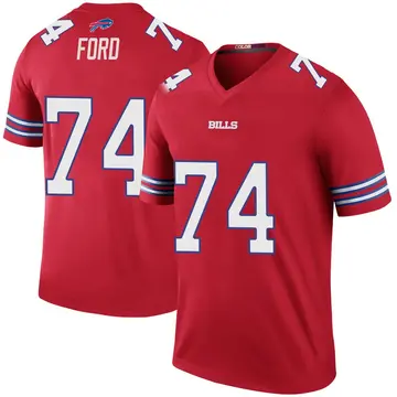Men's Cody Ford Buffalo Bills Legend Red Color Rush Jersey