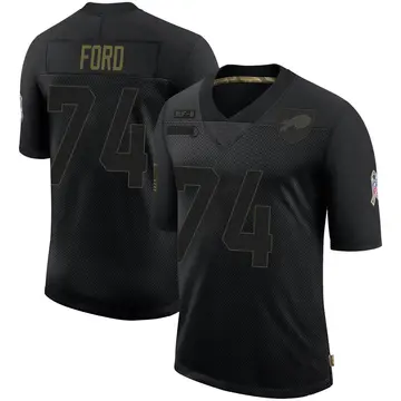 Men's Cody Ford Buffalo Bills Limited Black 2020 Salute To Service Jersey