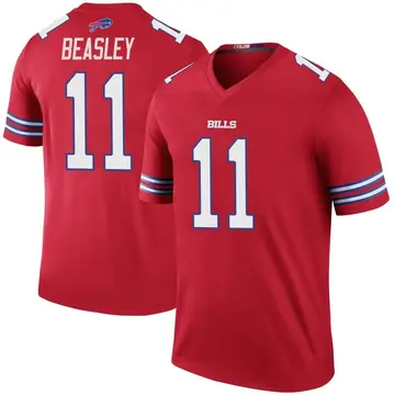 Men's Cole Beasley Buffalo Bills Legend Red Color Rush Jersey