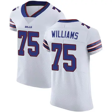 Men's Daryl Williams Buffalo Bills Elite White Vapor Untouchable Jersey