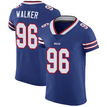 Men's Deone Walker Buffalo Bills Elite Royal Blue Team Color Vapor Untouchable Jersey