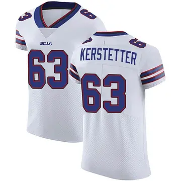Men's Derek Kerstetter Buffalo Bills Elite White Vapor Untouchable Jersey