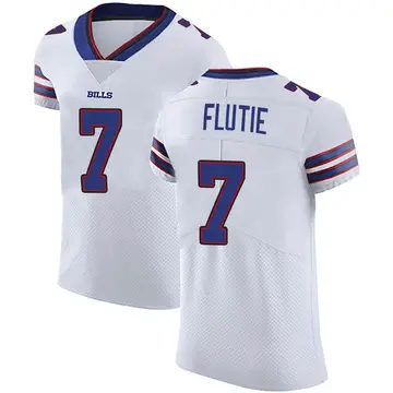 Men's Doug Flutie Buffalo Bills Elite White Vapor Untouchable Jersey