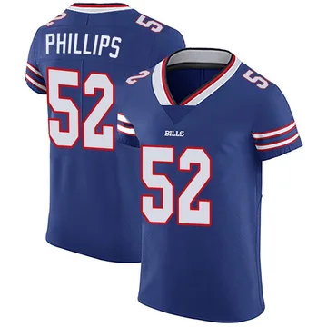 Men's Jordan Phillips Buffalo Bills Elite Royal Blue Team Color Vapor Untouchable Jersey