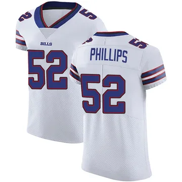 Men's Jordan Phillips Buffalo Bills Elite White Vapor Untouchable Jersey