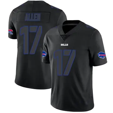 Men's Josh Allen Buffalo Bills Limited Black Impact Jersey