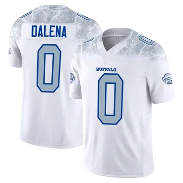 Men's Mac Dalena Buffalo Bills Limited White 2025 Rivalries Collection Jersey