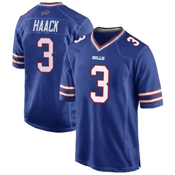 Men's Matt Haack Buffalo Bills Game Royal Blue Team Color Jersey