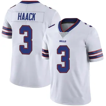 Men's Matt Haack Buffalo Bills Limited White Color Rush Vapor Untouchable Jersey