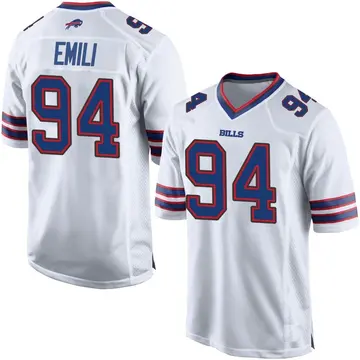 Men's Prince Emili Buffalo Bills Game White Jersey