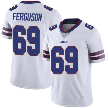 Men's Reid Ferguson Buffalo Bills Limited White Color Rush Vapor Untouchable Jersey