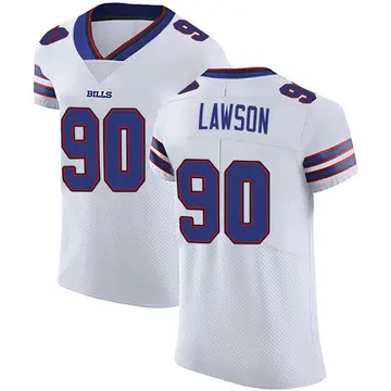 Men's Shaq Lawson Buffalo Bills Elite White Vapor Untouchable Jersey