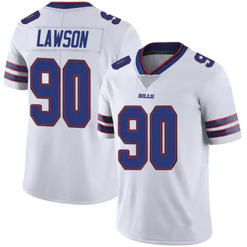Men's Shaq Lawson Buffalo Bills Limited White Color Rush Vapor Untouchable Jersey
