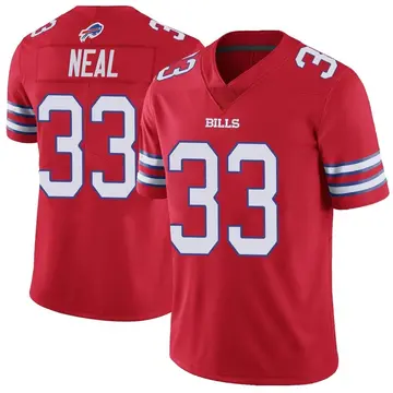 Men's Siran Neal Buffalo Bills Limited Red Color Rush Vapor Untouchable Jersey