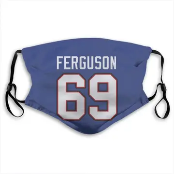 Reid Ferguson Buffalo Bills Royal Blue Washable & Reusable Face Mask