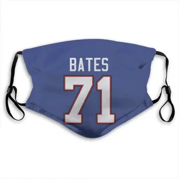 Ryan Bates Buffalo Bills Royal Blue Washable & Reusable Face Mask