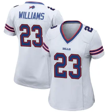 Women's Aaron Williams Buffalo Bills Game White Jersey