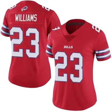 Women's Aaron Williams Buffalo Bills Limited Red Color Rush Vapor Untouchable Jersey