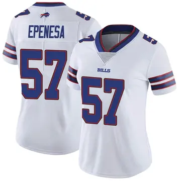 Women's AJ Epenesa Buffalo Bills Limited White Color Rush Vapor Untouchable Jersey
