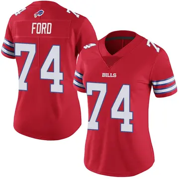 Women's Cody Ford Buffalo Bills Limited Red Color Rush Vapor Untouchable Jersey