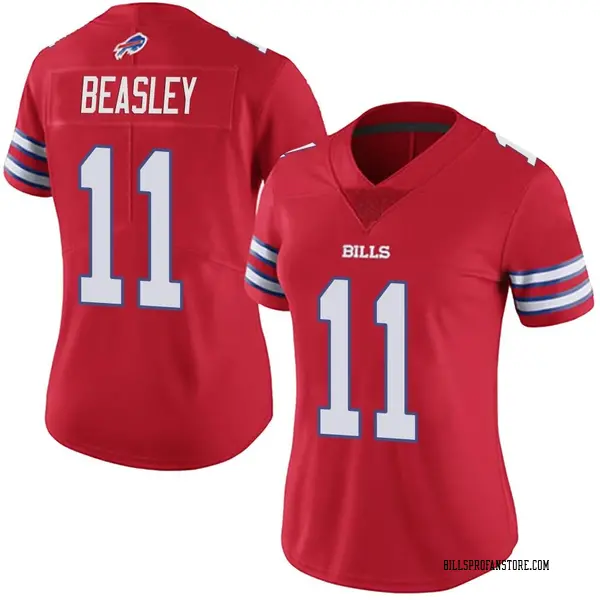 Women's Cole Beasley Buffalo Bills Limited Red Color Rush Vapor Untouchable Jersey