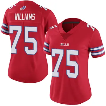 Women's Daryl Williams Buffalo Bills Limited Red Color Rush Vapor Untouchable Jersey