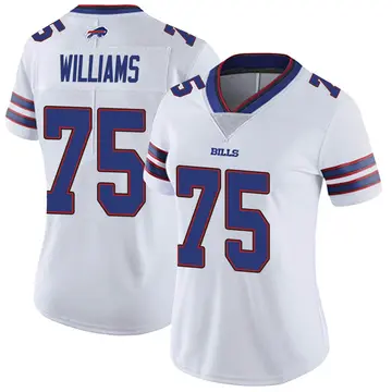 Women's Daryl Williams Buffalo Bills Limited White Color Rush Vapor Untouchable Jersey