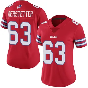 Women's Derek Kerstetter Buffalo Bills Limited Red Color Rush Vapor Untouchable Jersey