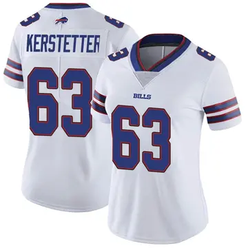 Women's Derek Kerstetter Buffalo Bills Limited White Color Rush Vapor Untouchable Jersey