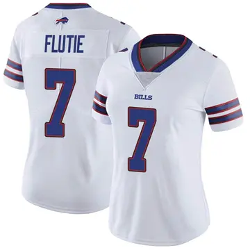 Women's Doug Flutie Buffalo Bills Limited White Color Rush Vapor Untouchable Jersey