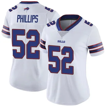 Women's Jordan Phillips Buffalo Bills Limited White Color Rush Vapor Untouchable Jersey