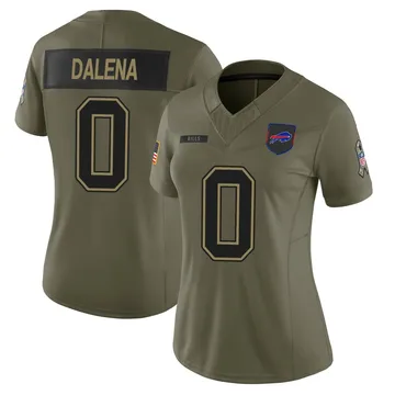 Women's Mac Dalena Buffalo Bills Limited Olive 2025 Salute to Service Jersey
