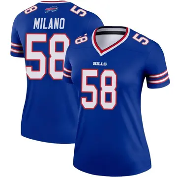 Women's Matt Milano Buffalo Bills Legend Royal Jersey