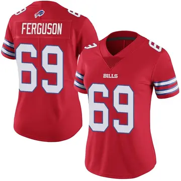 Women's Reid Ferguson Buffalo Bills Limited Red Color Rush Vapor Untouchable Jersey