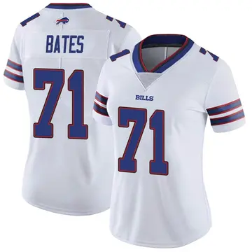 Women's Ryan Bates Buffalo Bills Limited White Color Rush Vapor Untouchable Jersey