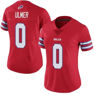 Women's Will Ulmer Buffalo Bills Limited Red Color Rush Vapor Untouchable Jersey