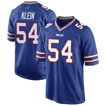 Youth A.J. Klein Buffalo Bills Game Royal Blue Team Color Jersey