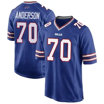 Youth Alec Anderson Buffalo Bills Game Royal Blue Team Color Jersey