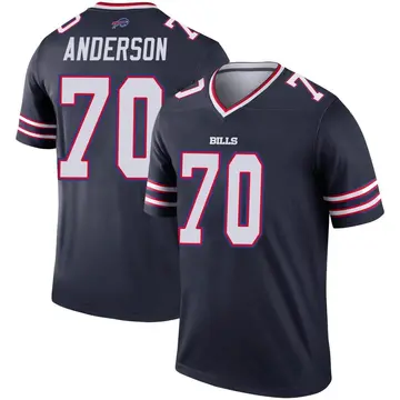 Youth Alec Anderson Buffalo Bills Legend Navy Inverted Jersey