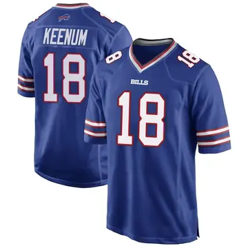Youth Case Keenum Buffalo Bills Game Royal Blue Team Color Jersey