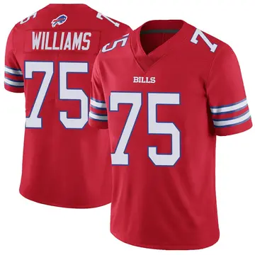 Youth Daryl Williams Buffalo Bills Limited Red Color Rush Vapor Untouchable Jersey