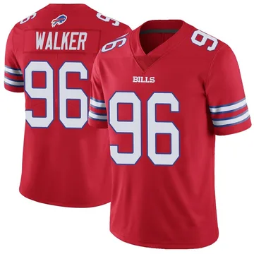 Youth Deone Walker Buffalo Bills Limited Red Color Rush Vapor Untouchable Jersey