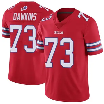 Youth Dion Dawkins Buffalo Bills Limited Red Color Rush Vapor Untouchable Jersey