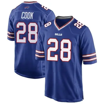 Youth James Cook Buffalo Bills Game Royal Blue Team Color Jersey