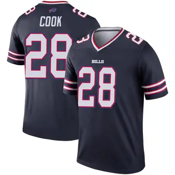 Youth James Cook Buffalo Bills Legend Navy Inverted Jersey